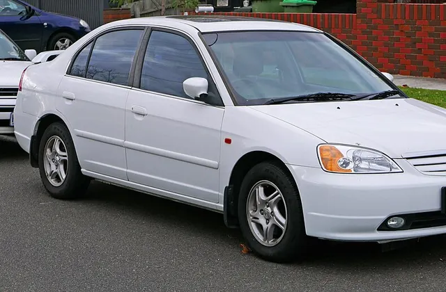 ภาพ: OSX · Public domain · Wikimedia Commons Honda Civic ES Dimension (2001–2005)